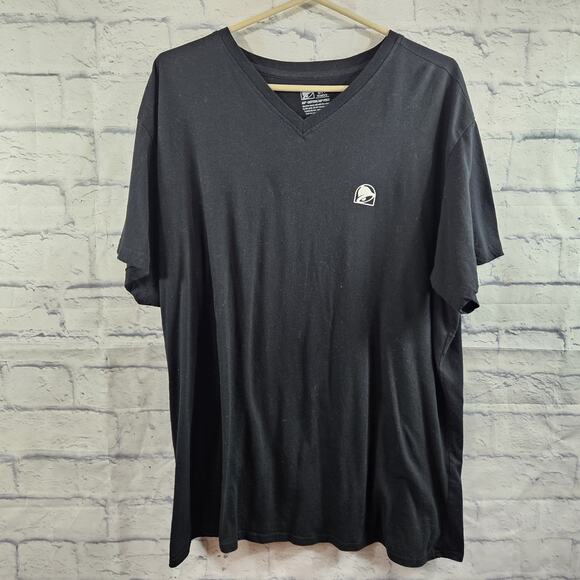 Taco Bell Women's 3X Black T Shirt Fast Food Workwear Uniform Employee - Picture 1 of 4